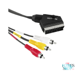 AV KABAL SCART IN/OUT HAMA 43178