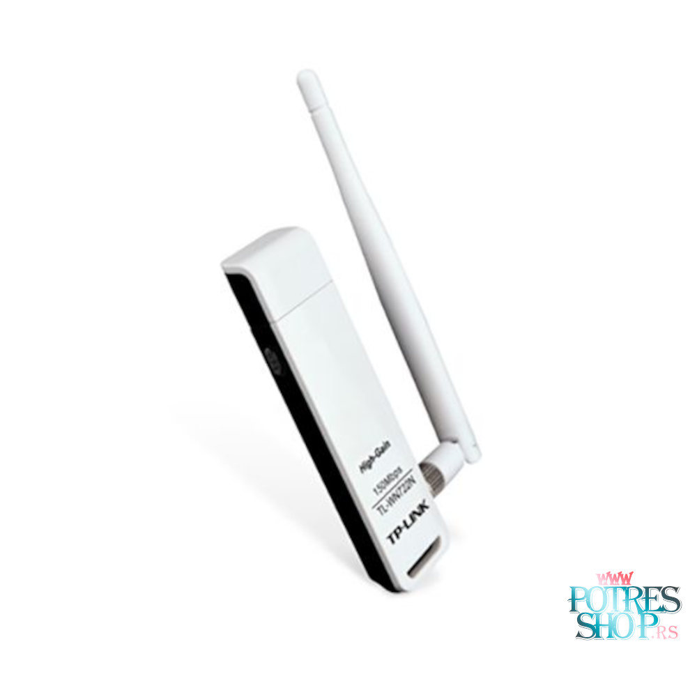 TL-WN722N.png TP-LINK WIRELESS USB ADAPTER TL-WN722N - Slika 1
