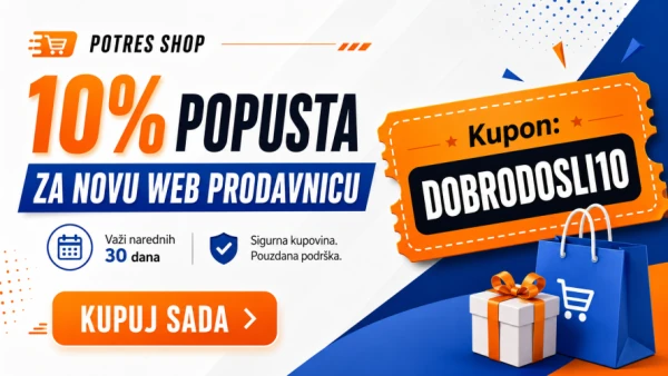 Kupon popusta Potres Shop