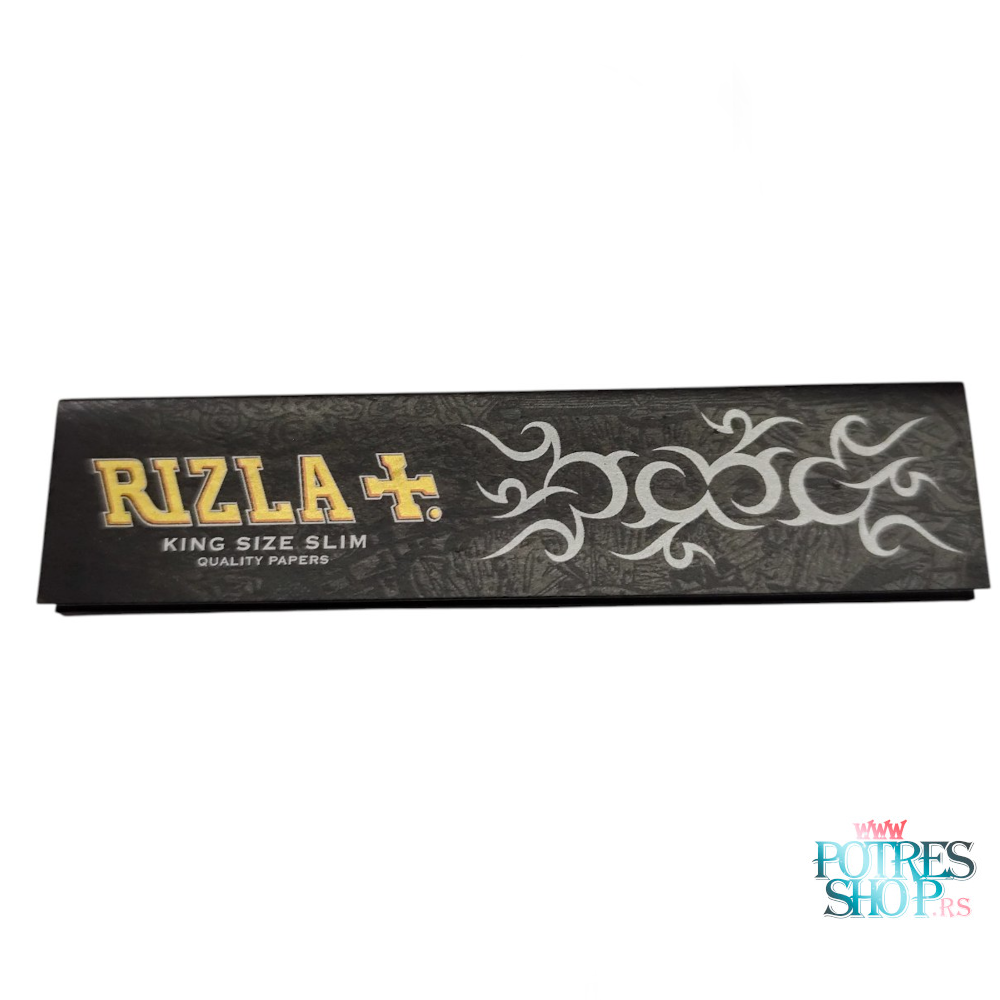 rizla-black-100s.png RIZLA PLUS 100S ULTRA THIN CRNA - Slika 1