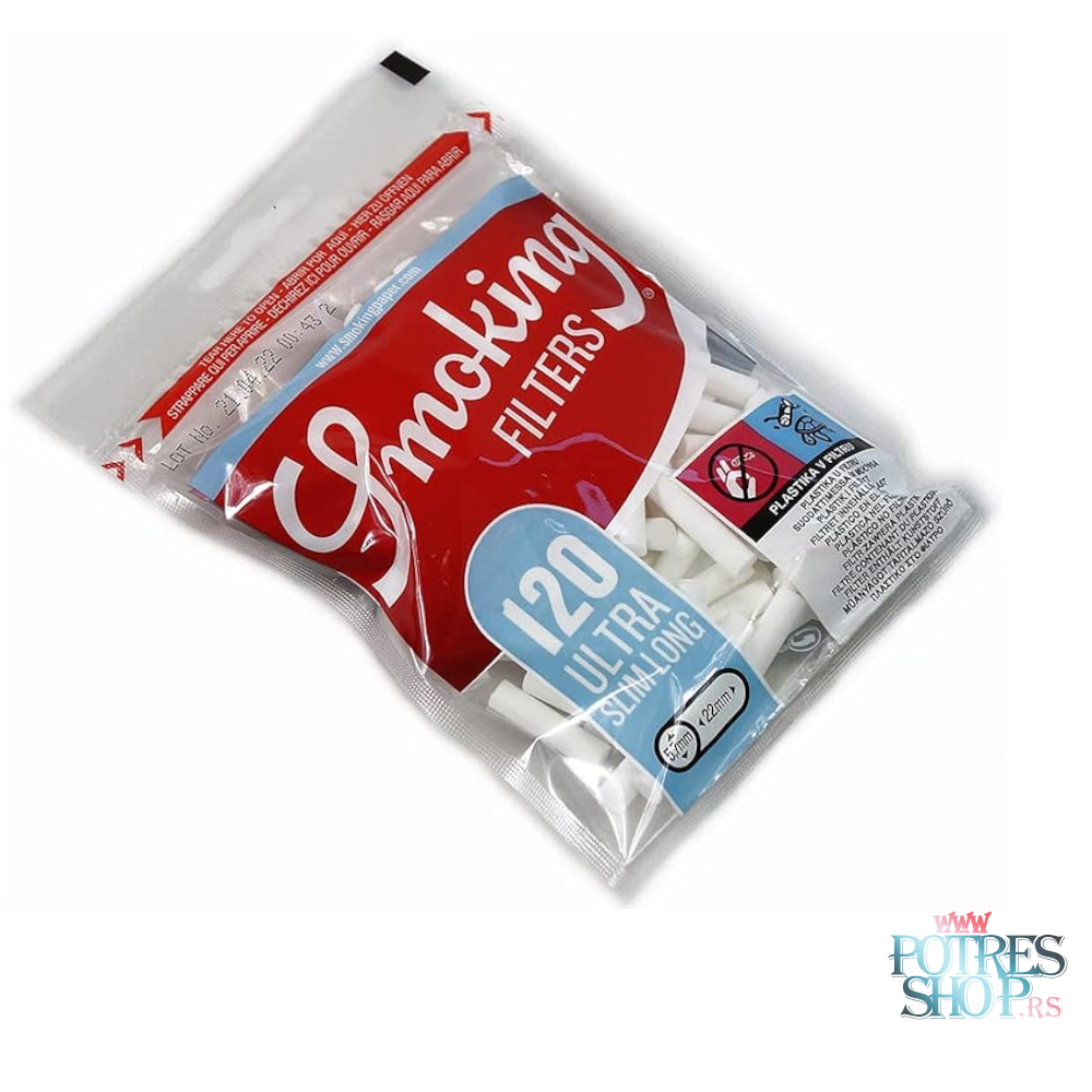 smoking-filteri-ultraslim-22mm-potresshop.png SMOKING FILTERI ULTRA SLIM LONG 22MM - Slika 1