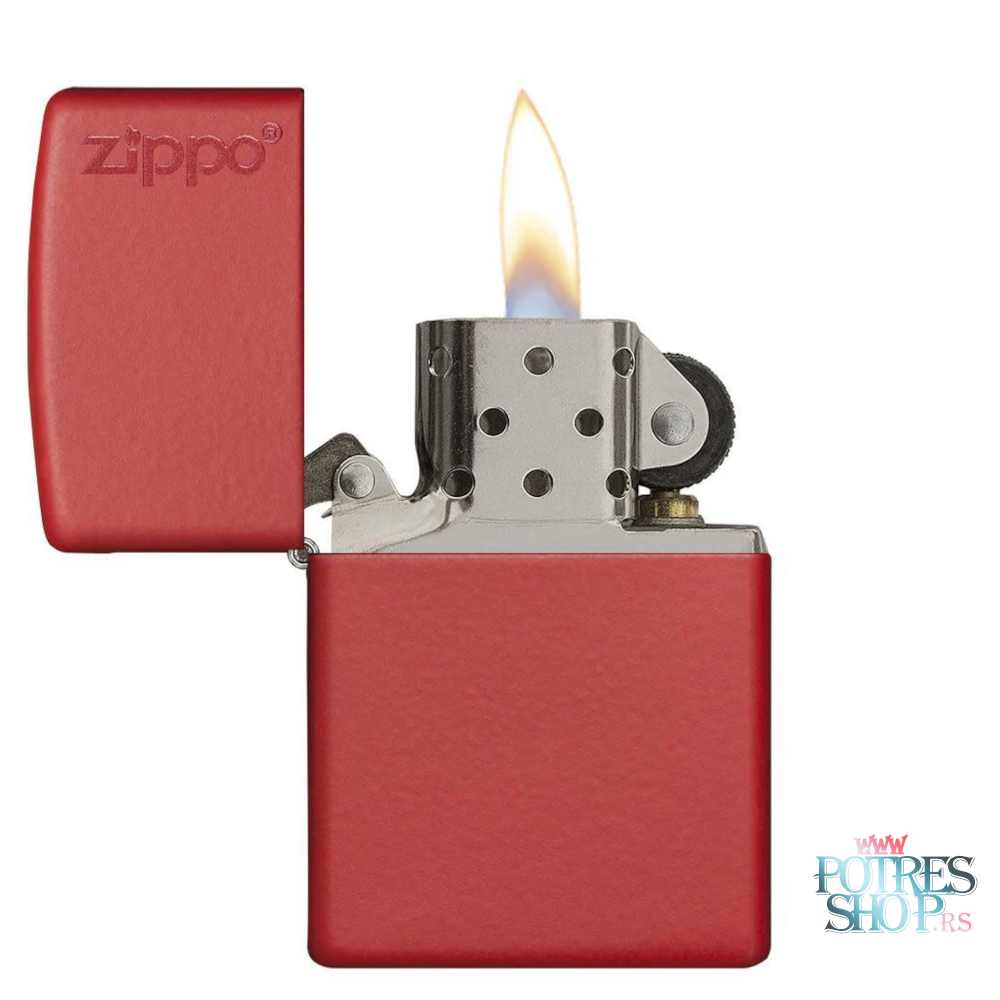 zippo-upaljac-233-red-matte-1.png ZIPPO UPALJAC 233 RED MATTE - Slika 1