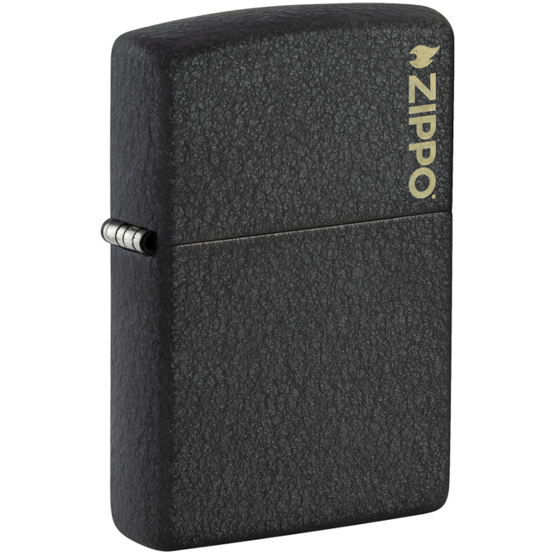 zippo-upaljac-black-crackle-236zl-2.png ZIPPO UPALAJAC LOGO ZLATNI 236ZL - Slika 1