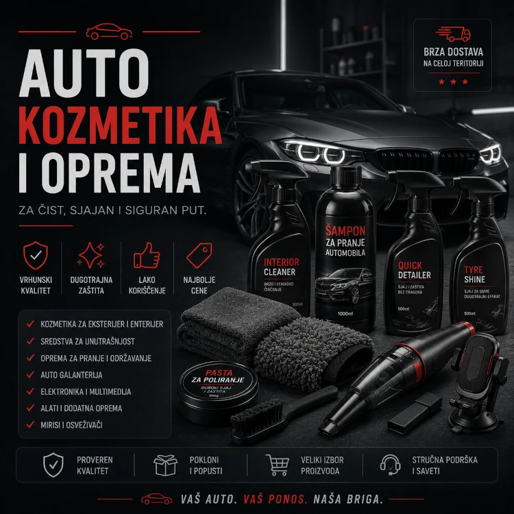 Auto kozmetika i oprema Potres Shop