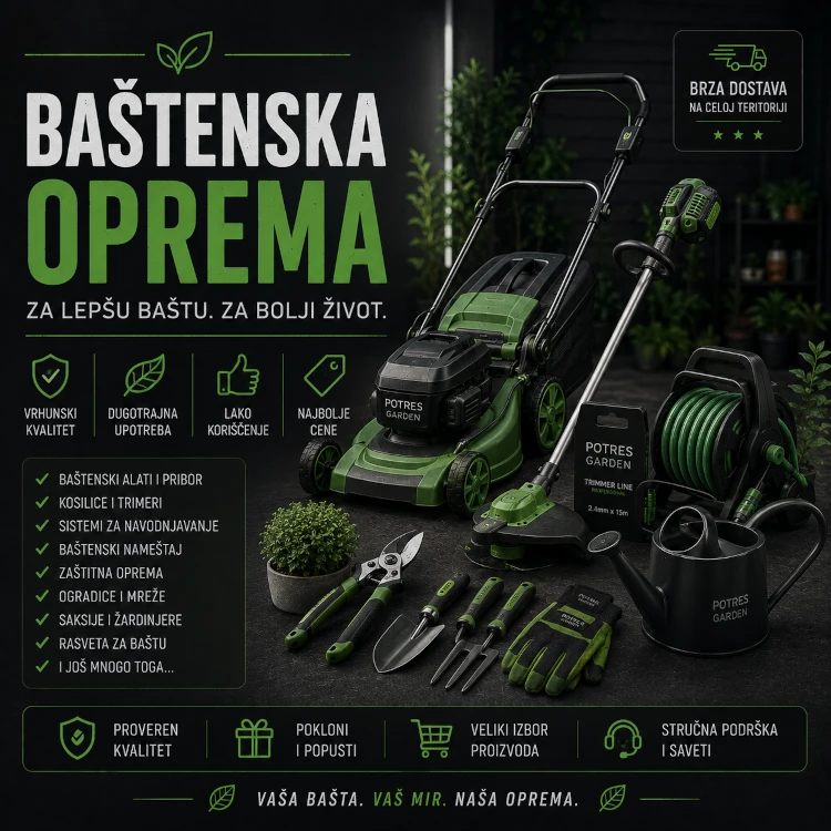 Bastenska oprema i alat Potres Shop