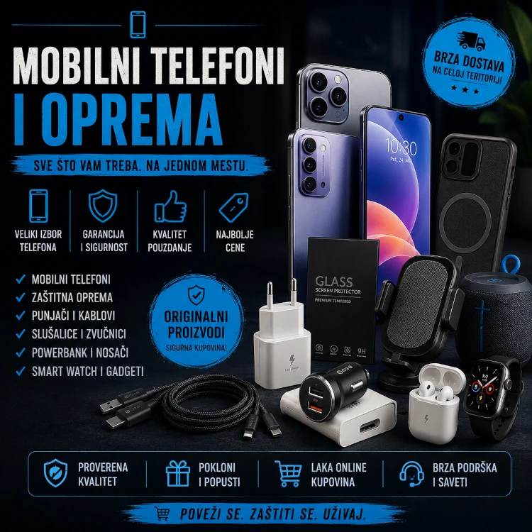 Mobilni telefoni i oprema Potres Shop