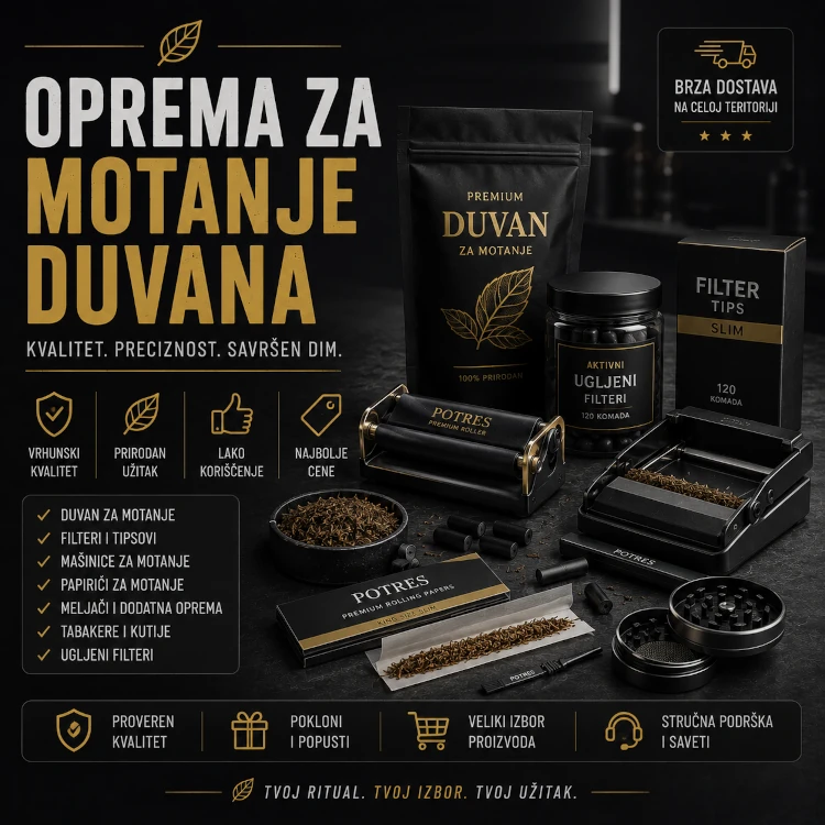 Motanje duvana i oprema Potres Shop